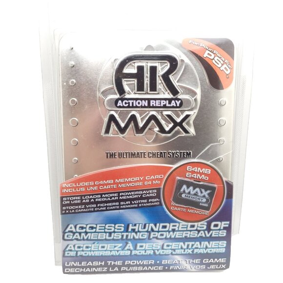 Intec PSP Action Replay Max PlayStation Portable 2005 Brand New Cheat System - Picture 2 of 8